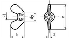 DIN 315 - Wing Nuts