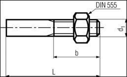 DIN 525 - Weld Studs With Hexagon Nuts