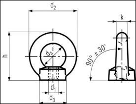 DIN 582 - Lifting Eye Nuts