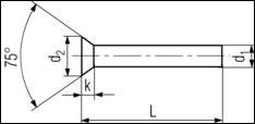 DIN 661 - Countersunk Head Rivets 
