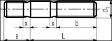 DIN 835 Fo - Studs, Tap Ends - 2d